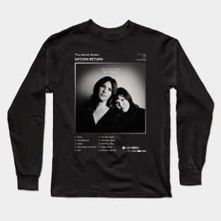 The Secret Sisters - Saturn Return Tracklist Album Long Sleeve T-Shirt